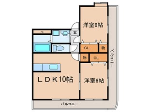 リュミエ－ル高良内の物件間取画像